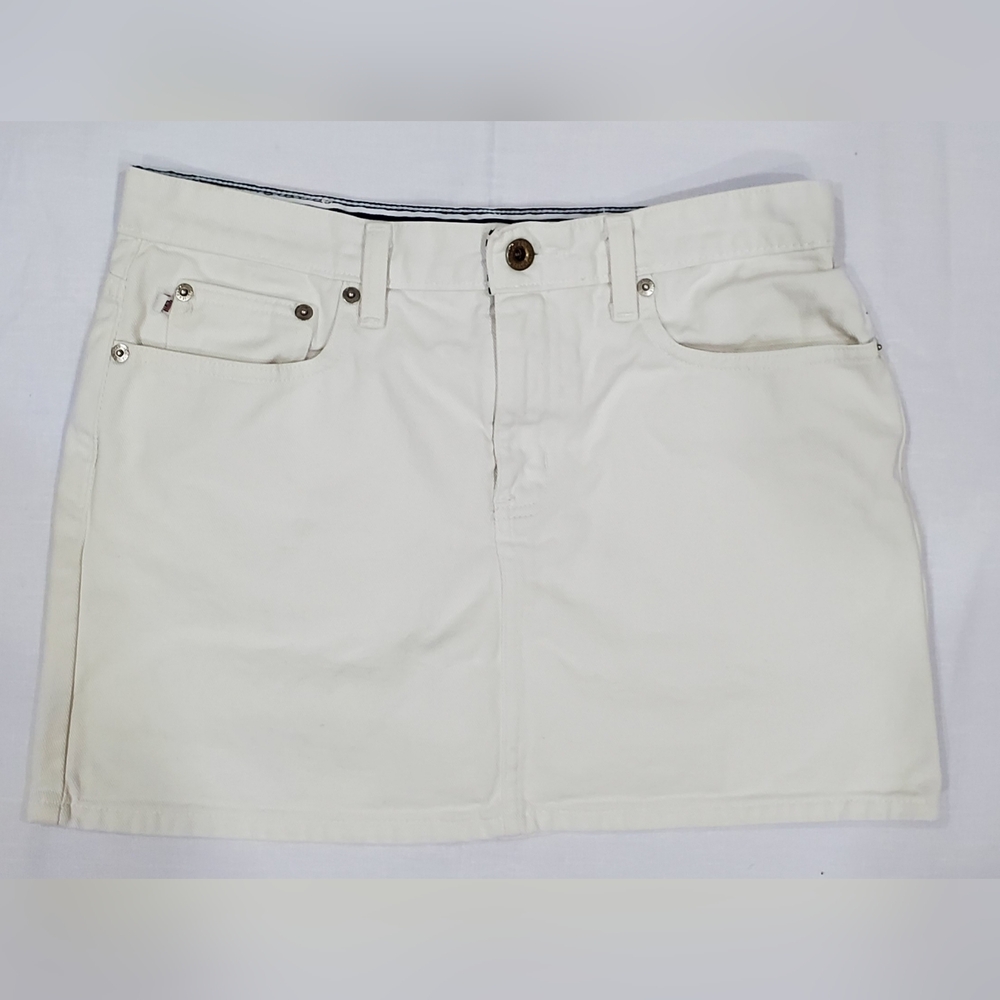 Polo by Ralph Lauren Off-White Denim Skirt